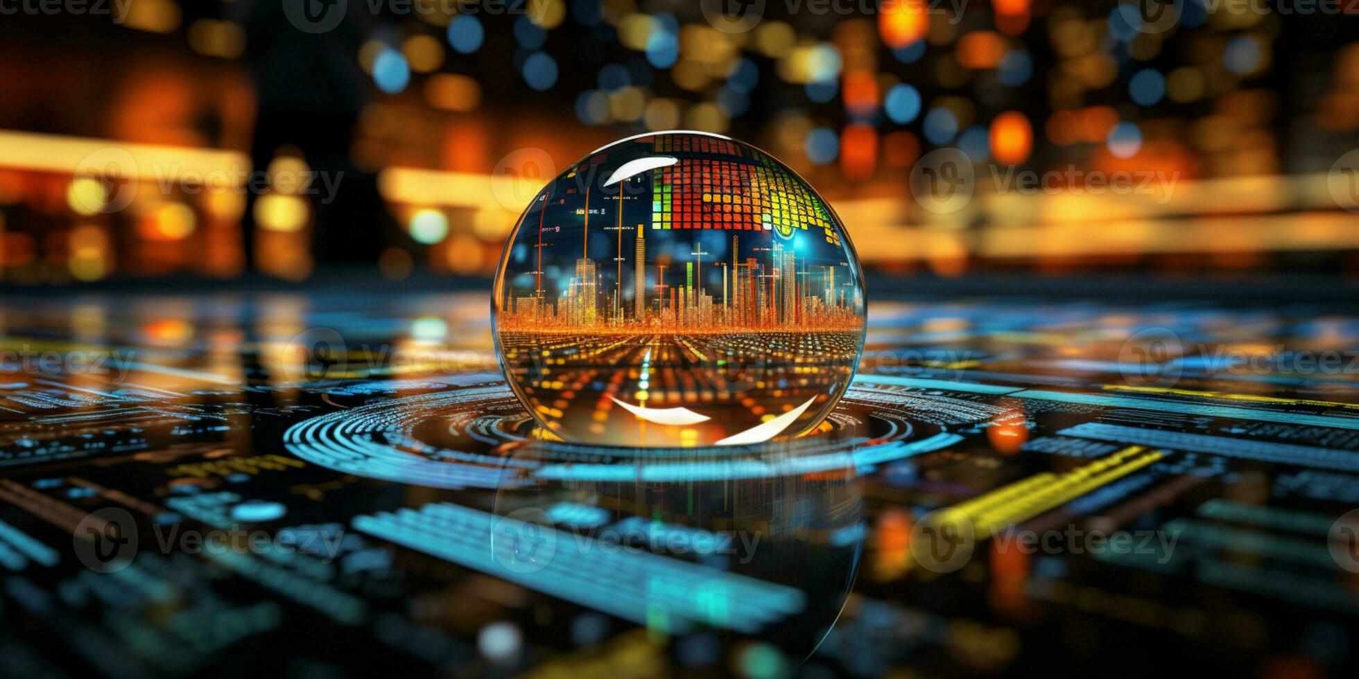 Data Visualization, Close up Technology Digitalization, Optimization of ...