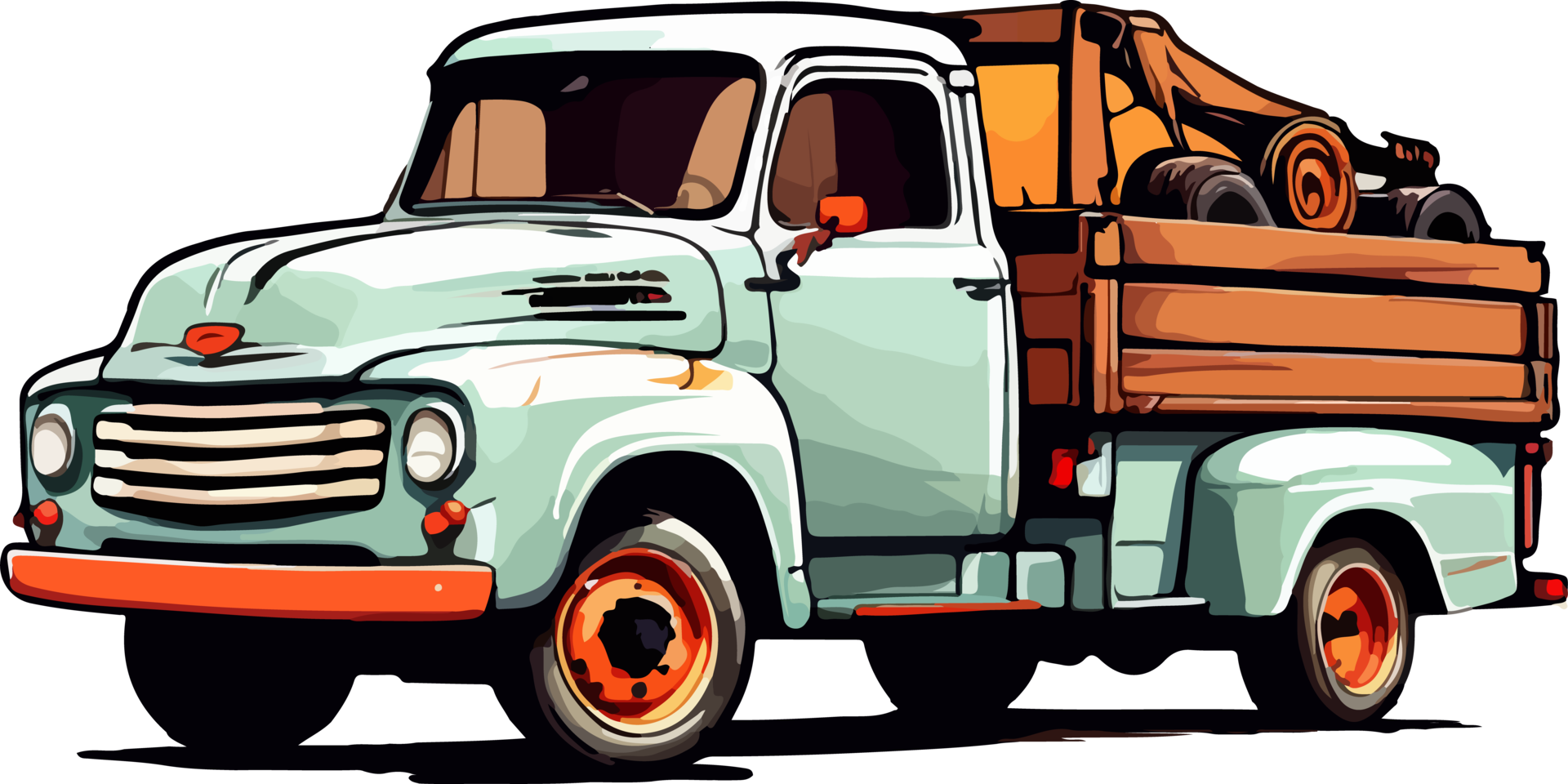 camion auto illustrazione ai generativo png