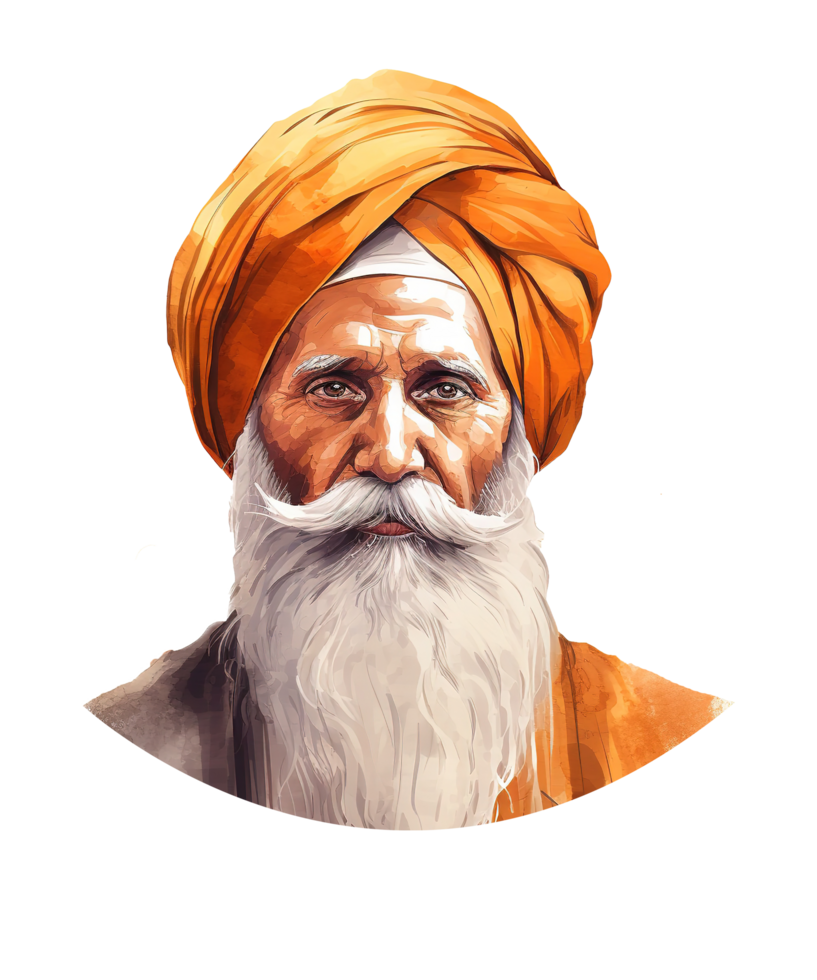 guru nanak jayanti illustration ai generative png