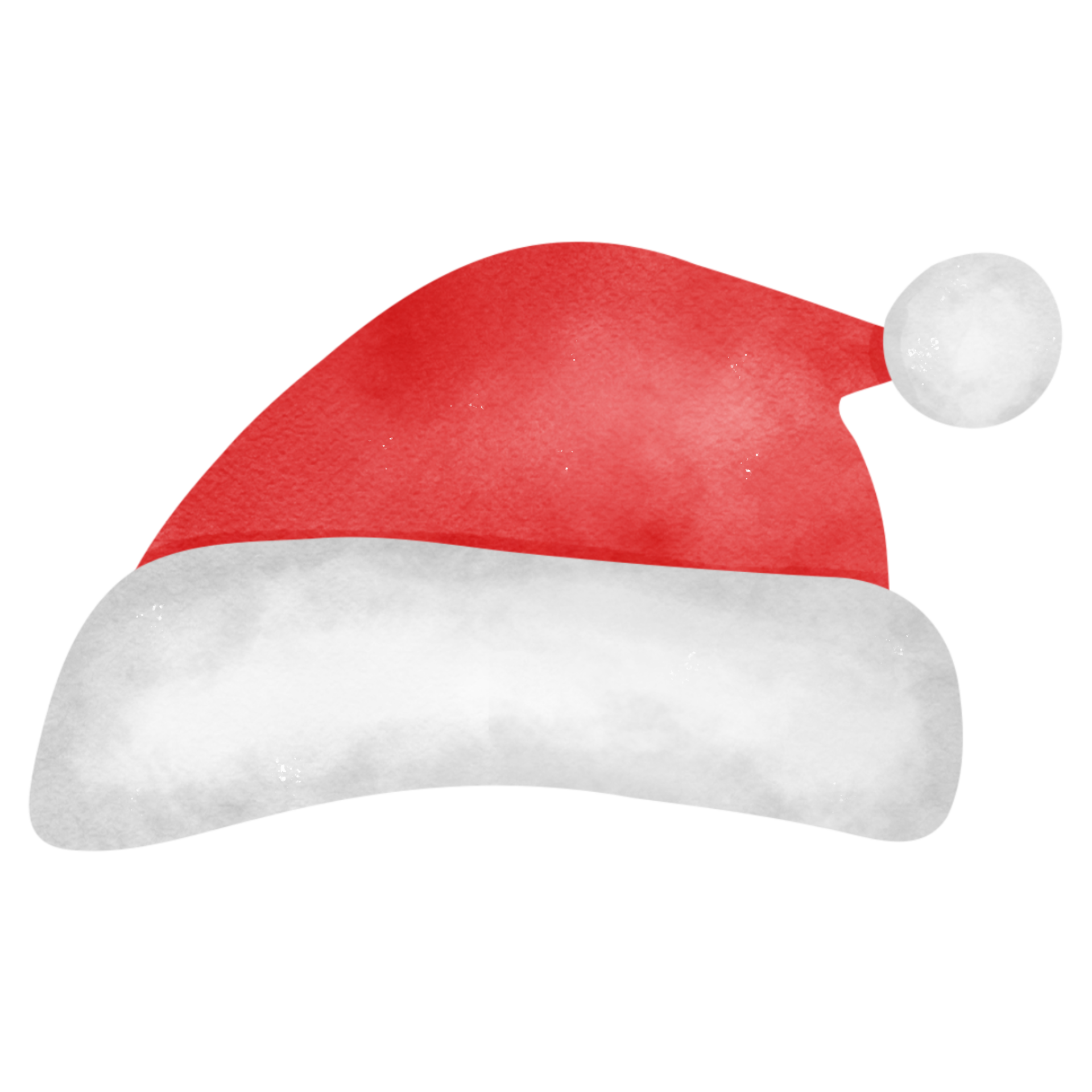 santa-hat-watercolor-elements-32987894-png