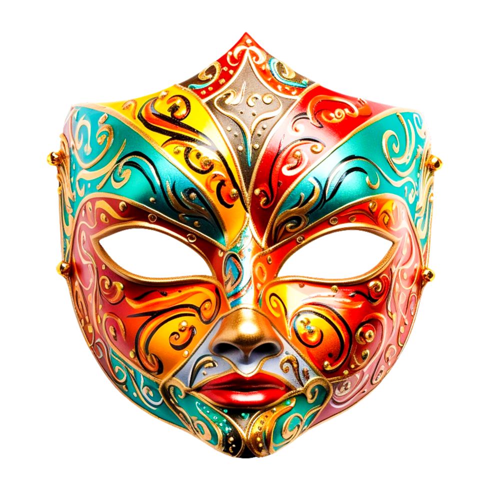 Venetian masquerade mask Generative Ai png