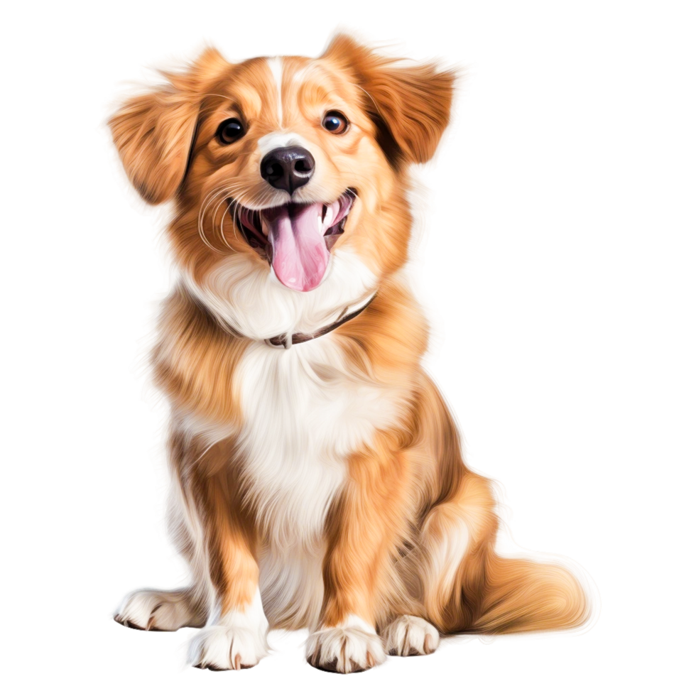 Nova Scotia Duck Tolling Retriever Dog breed Generative Ai png