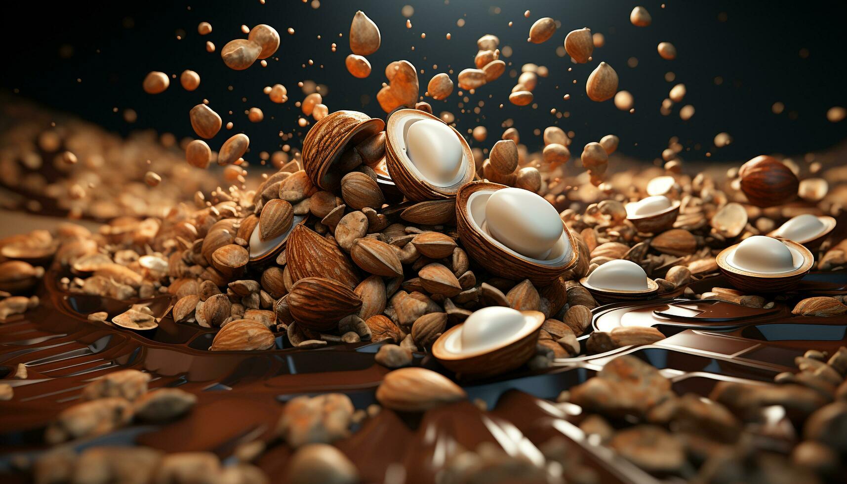 Flying Nuts Stock Photos, Images and Backgrounds for Free Download