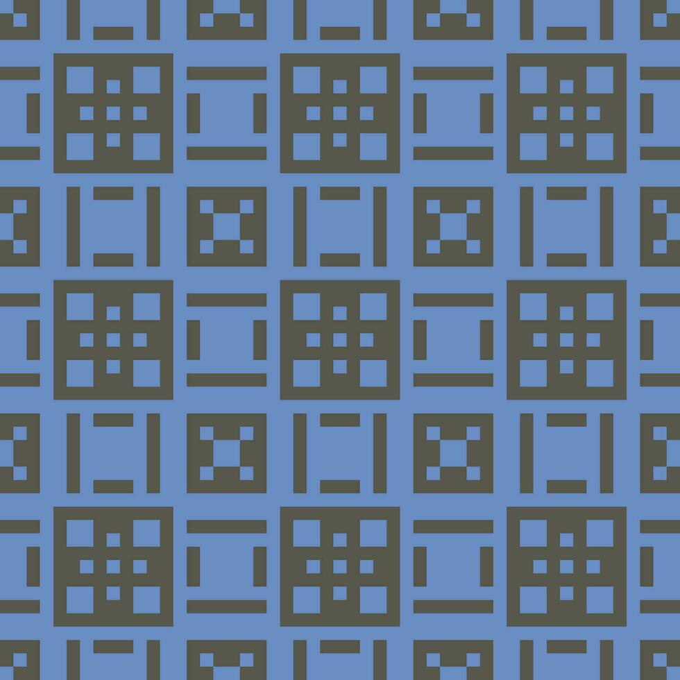 a blue and gray pattern with squares vector