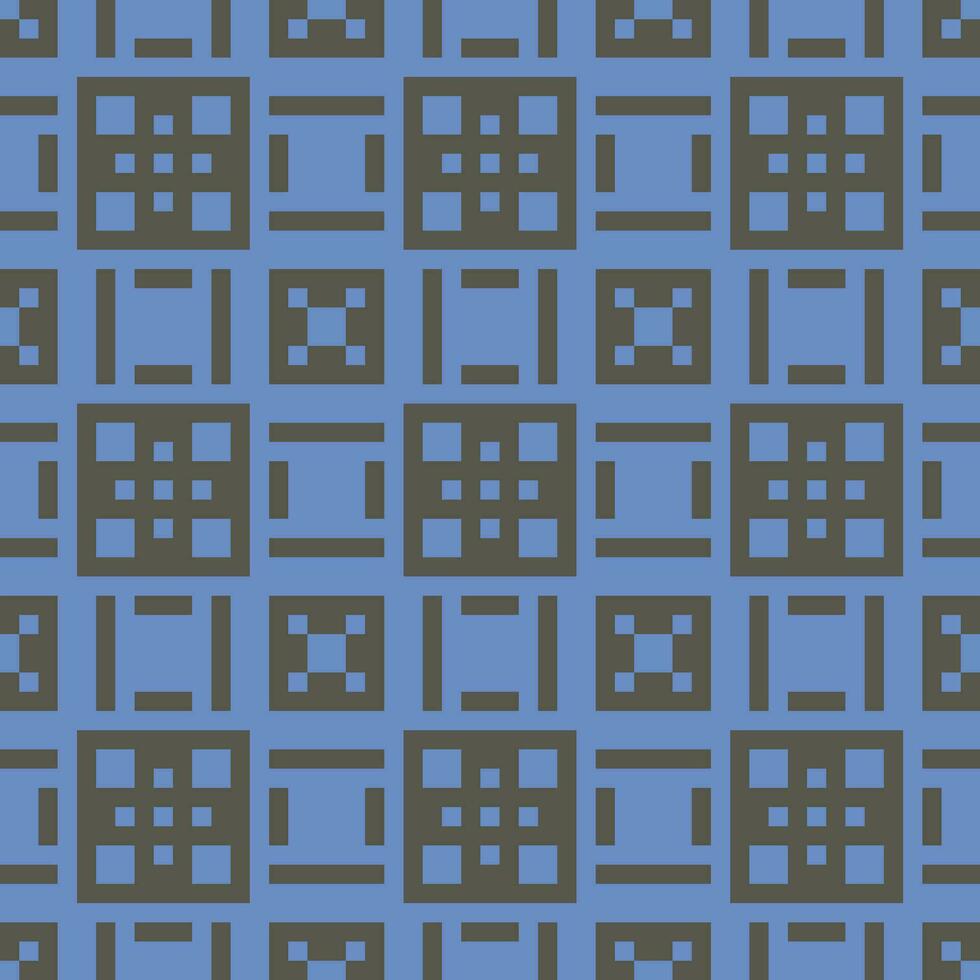 a blue and gray pattern with squares vector