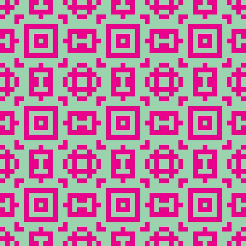 pixel squares pattern pink vector