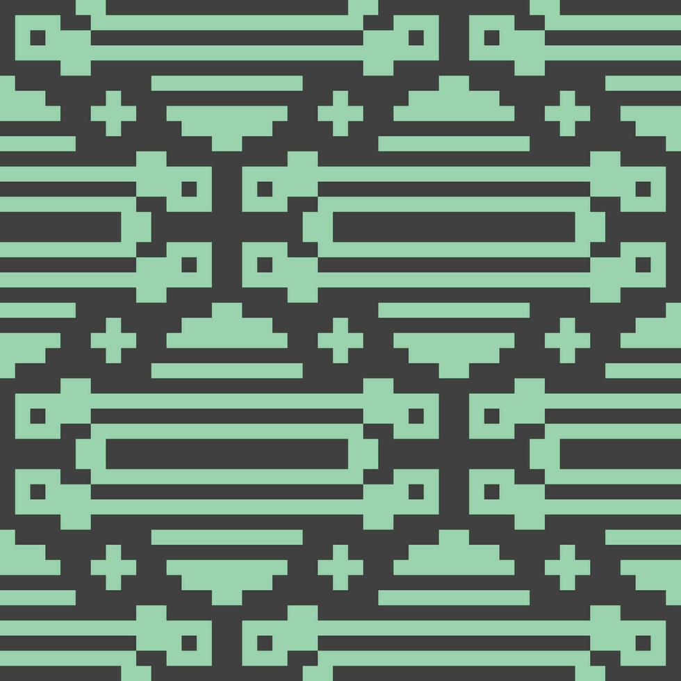 a green and black geometric pattern vector