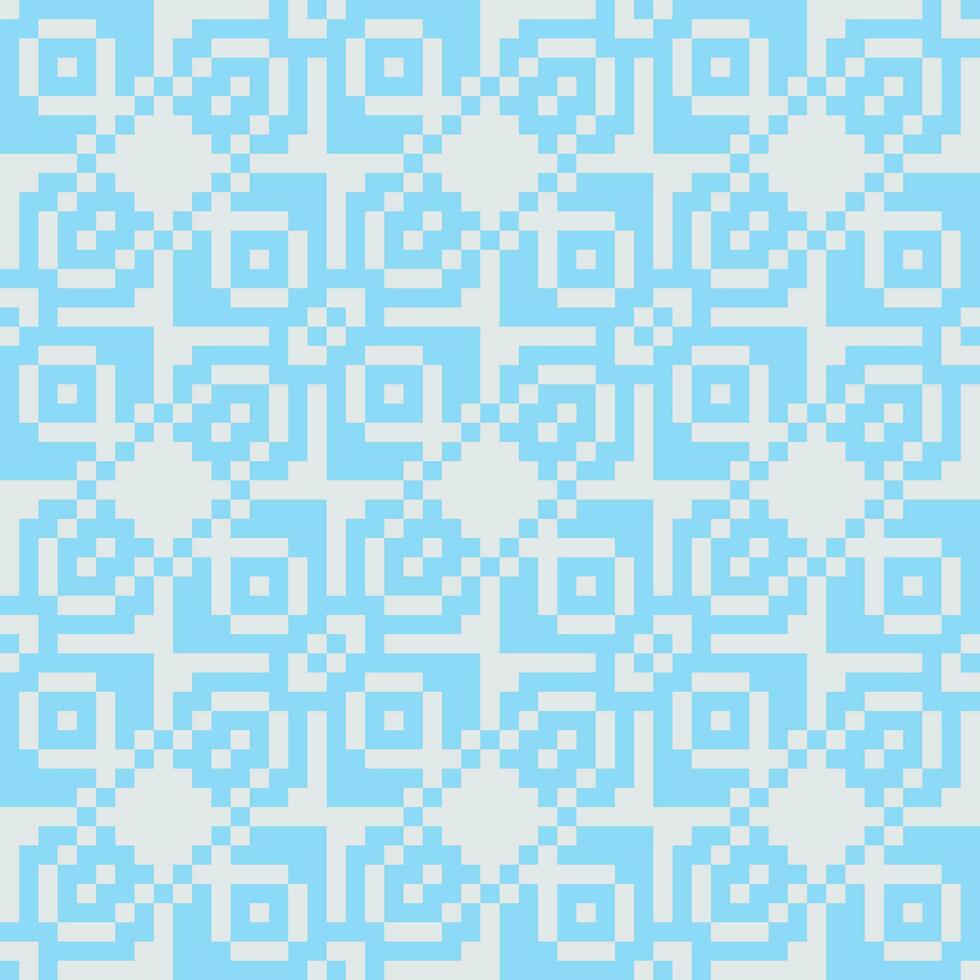 a blue and white pattern with squares vector