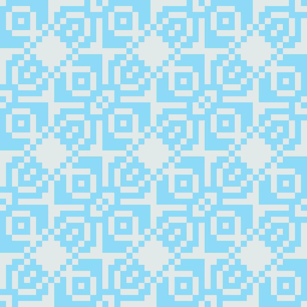 a blue and white pattern with squares vector