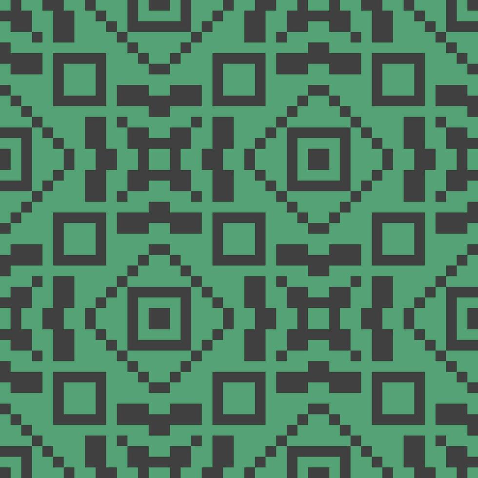 a green and black pattern with squares vector