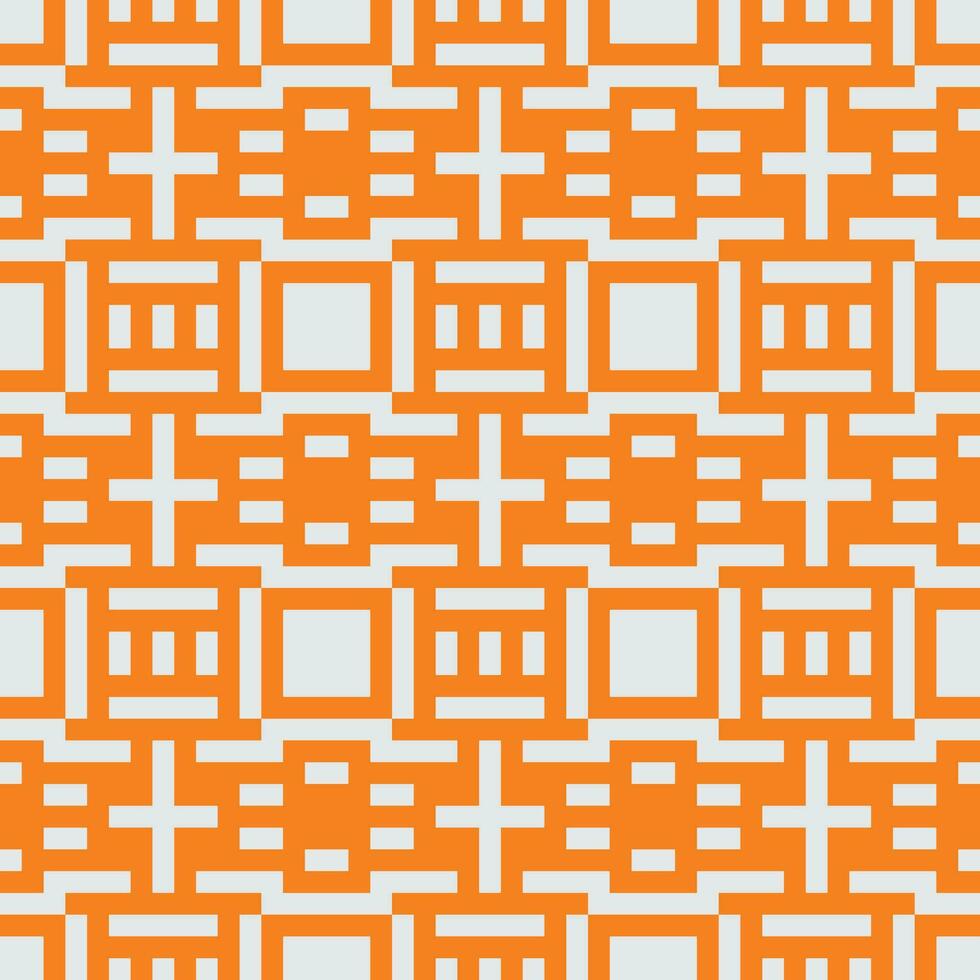 an orange and white geometric pattern vector