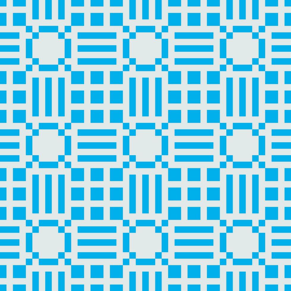 a blue and white pattern with squares vector