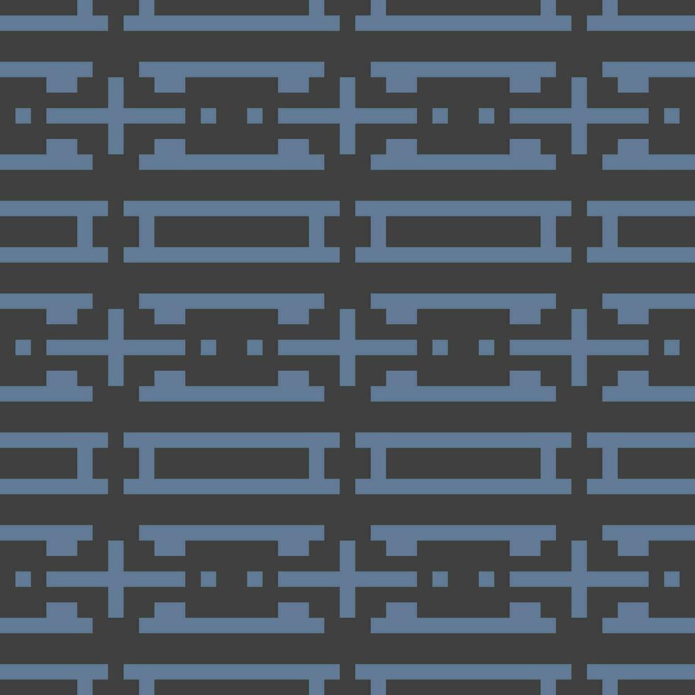 a blue and black geometric pattern vector