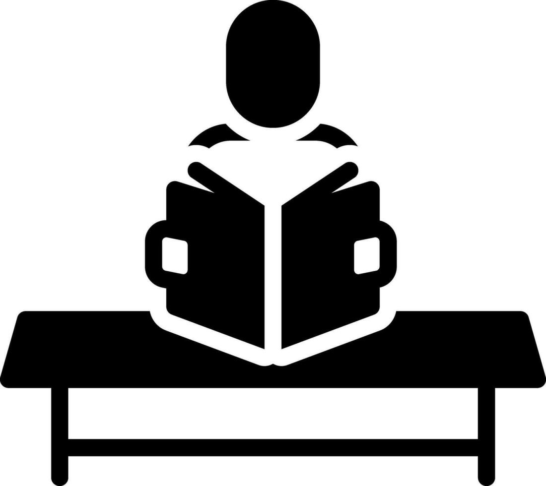 solid icon for read vector