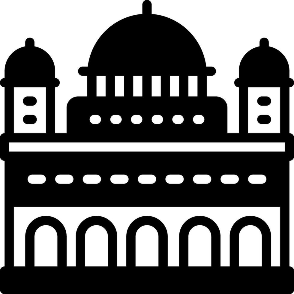 solid icon for secretariat vector