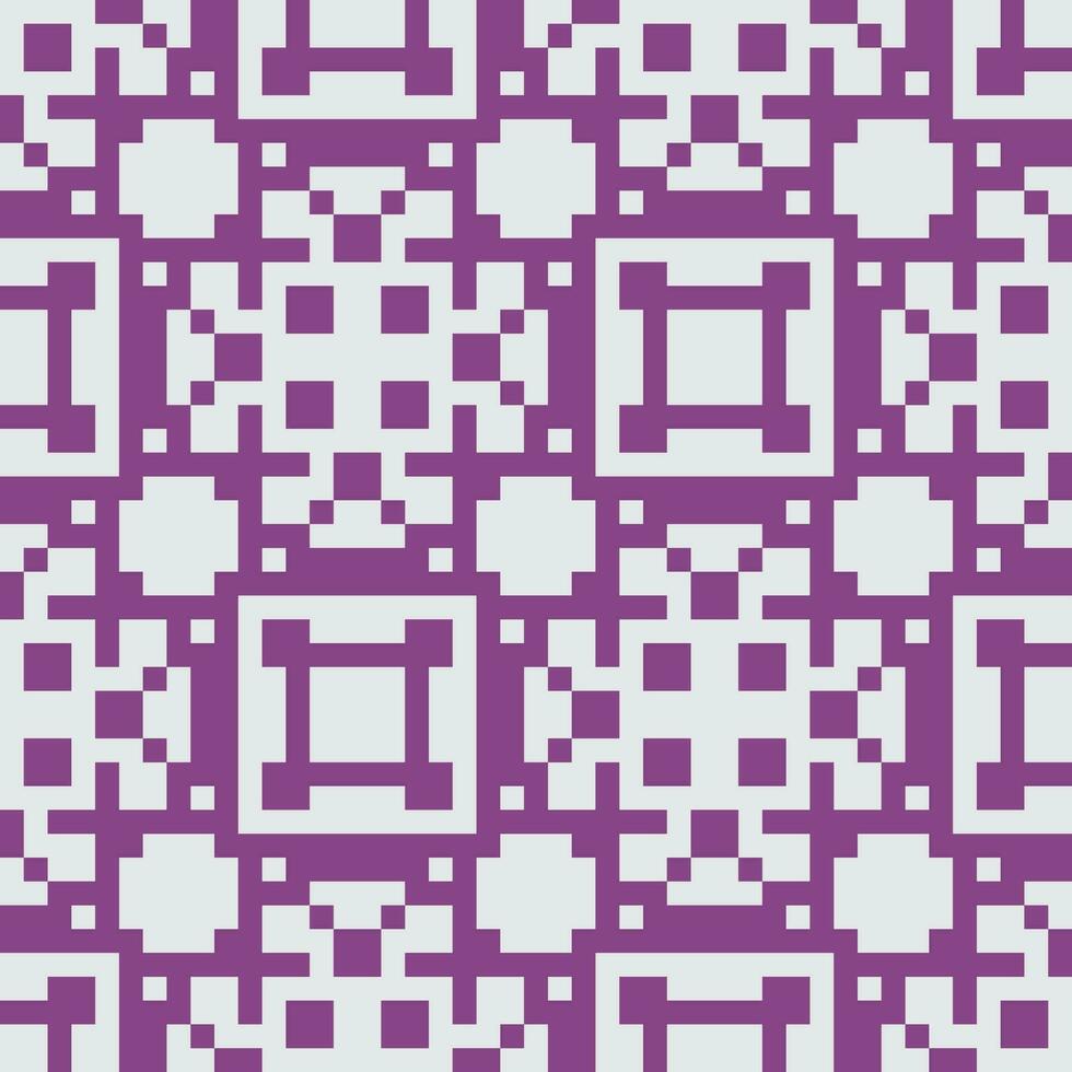 a pixelated pattern in purple and white vector