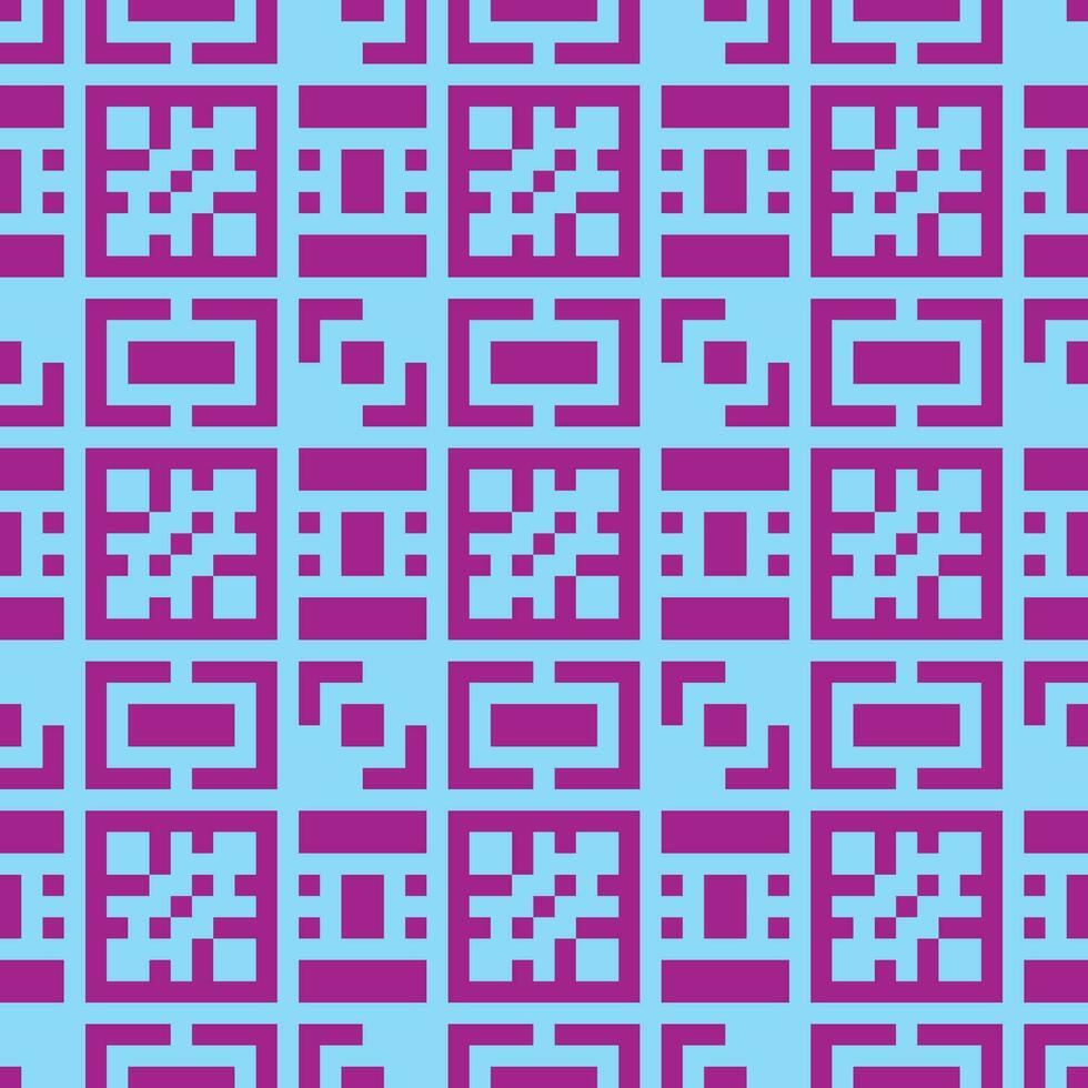 a blue and purple pattern with squares vector