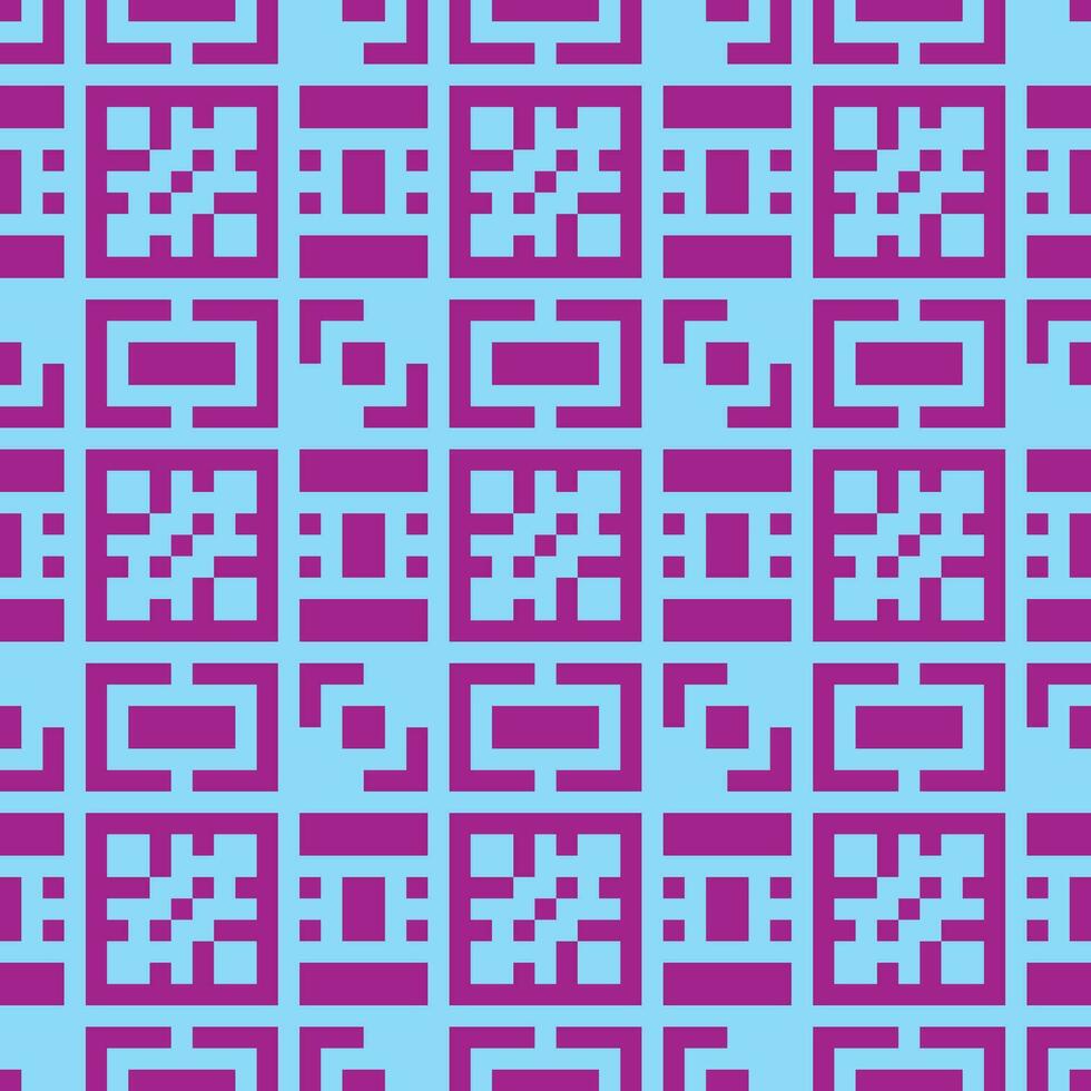 a blue and purple pattern with squares vector