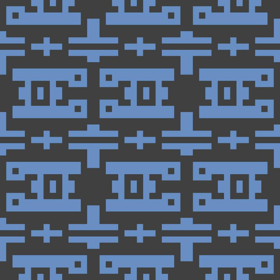 a blue and gray pattern with squares vector