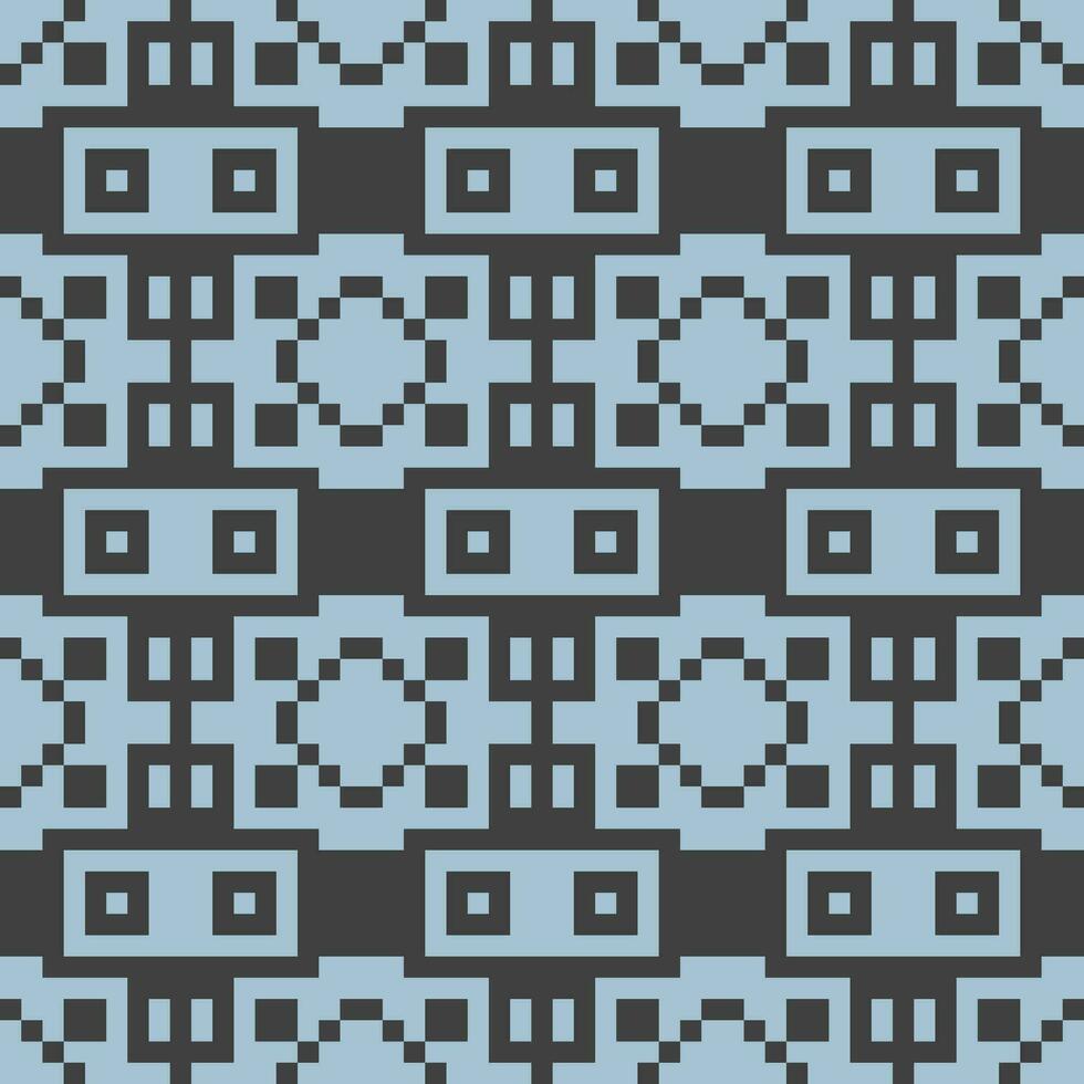 a blue and black geometric pattern vector