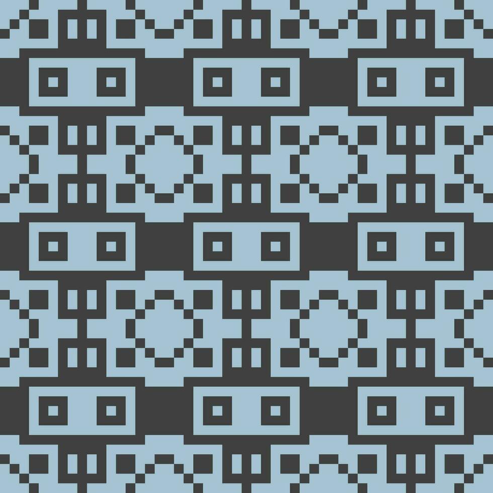 a blue and black geometric pattern vector