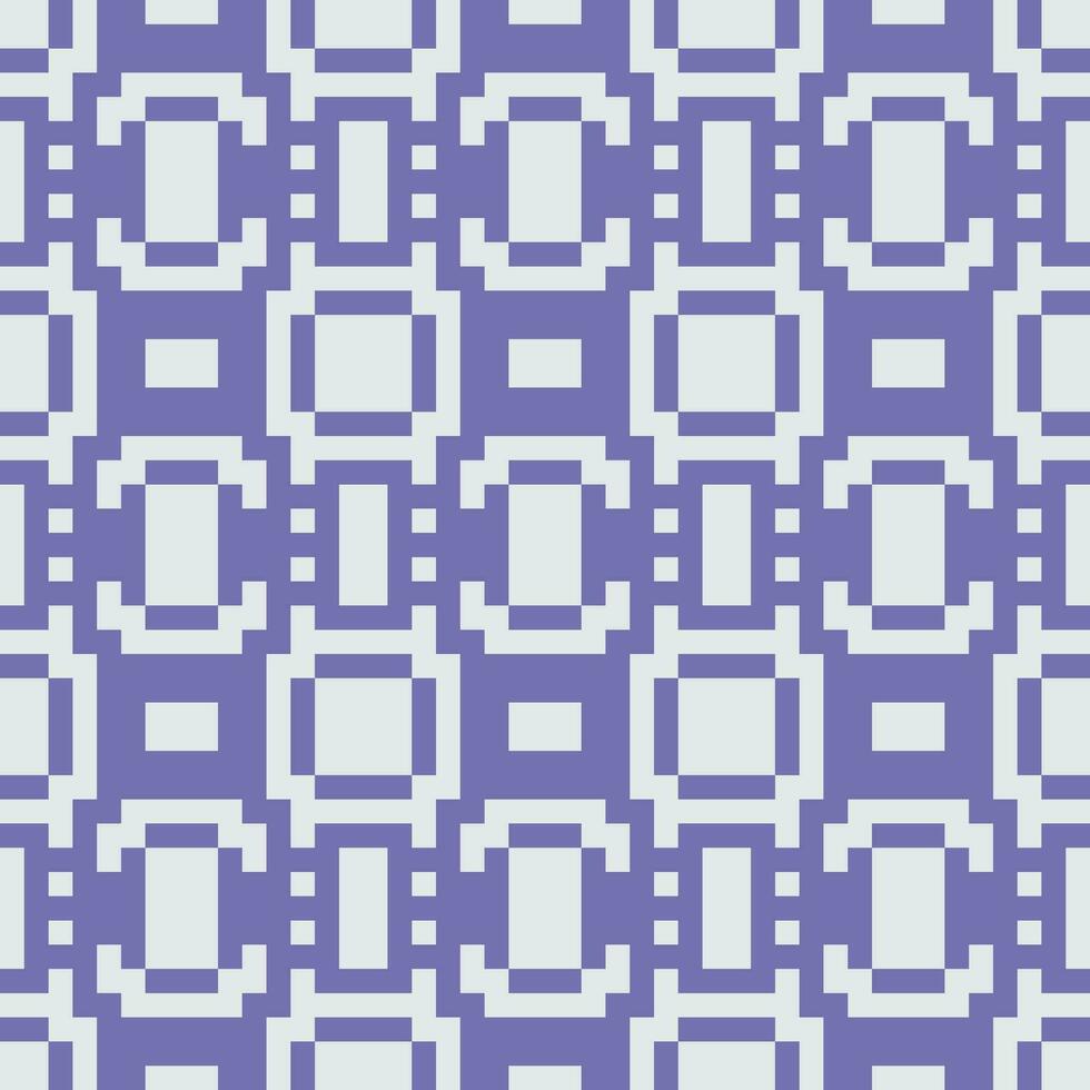 pixel square pattern blue and purple vector