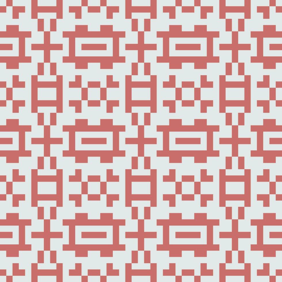 a red and white geometric pattern vector