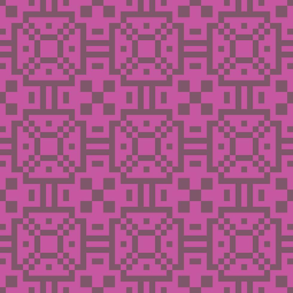 a pink and gray pixel pattern background vector