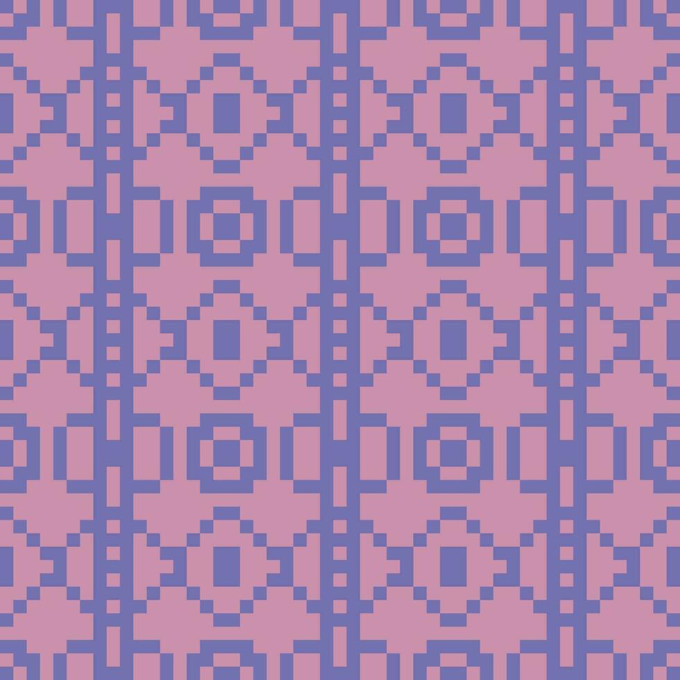 a pixelated pattern in purple and blue vector