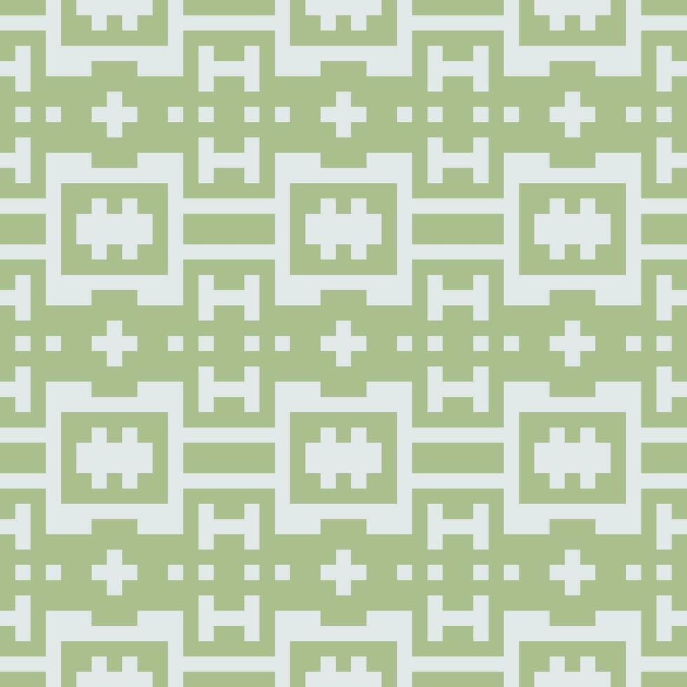 a green and white geometric pattern vector