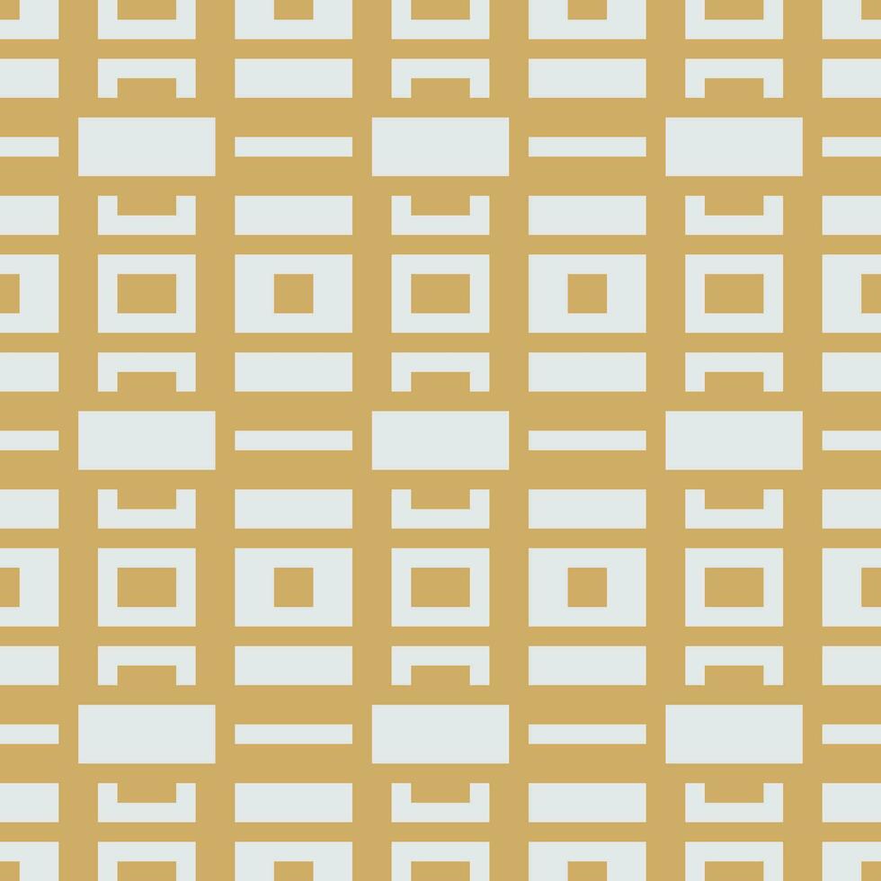 a pattern of squares in gold and white vector