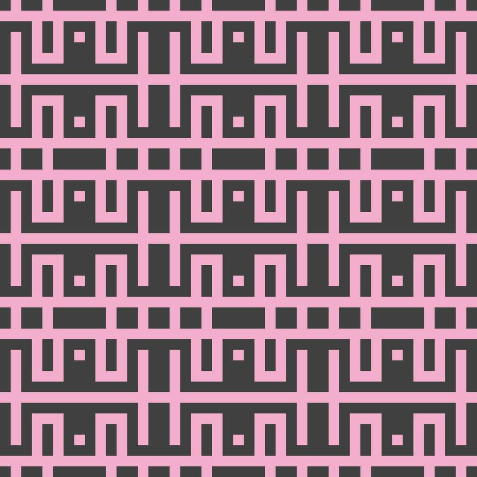 a pink and black geometric pattern vector