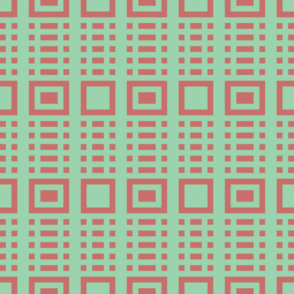 a green and red pattern with squares vector