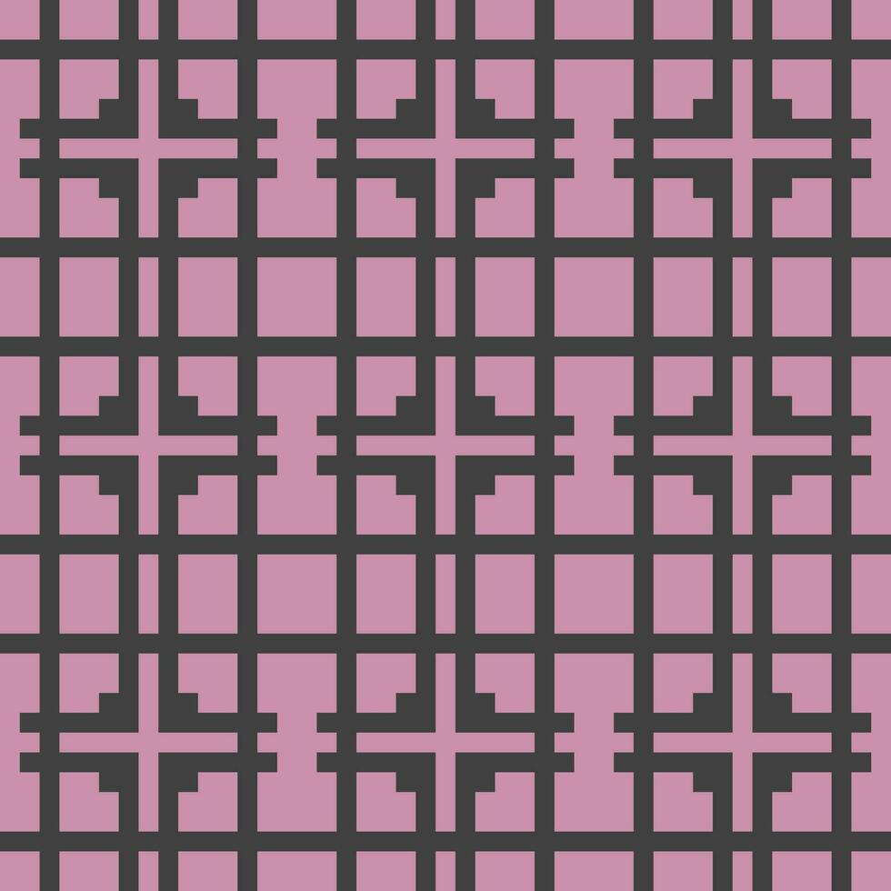 a pink and black checkered pattern vector