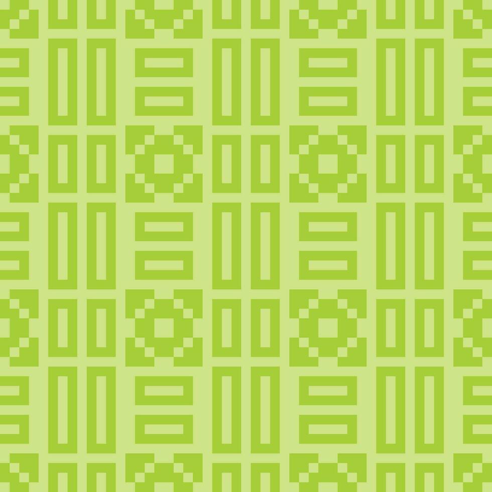 a green and white geometric pattern vector