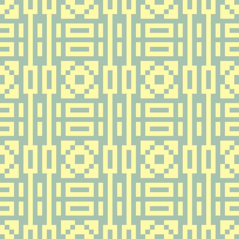 a yellow and blue geometric pattern vector