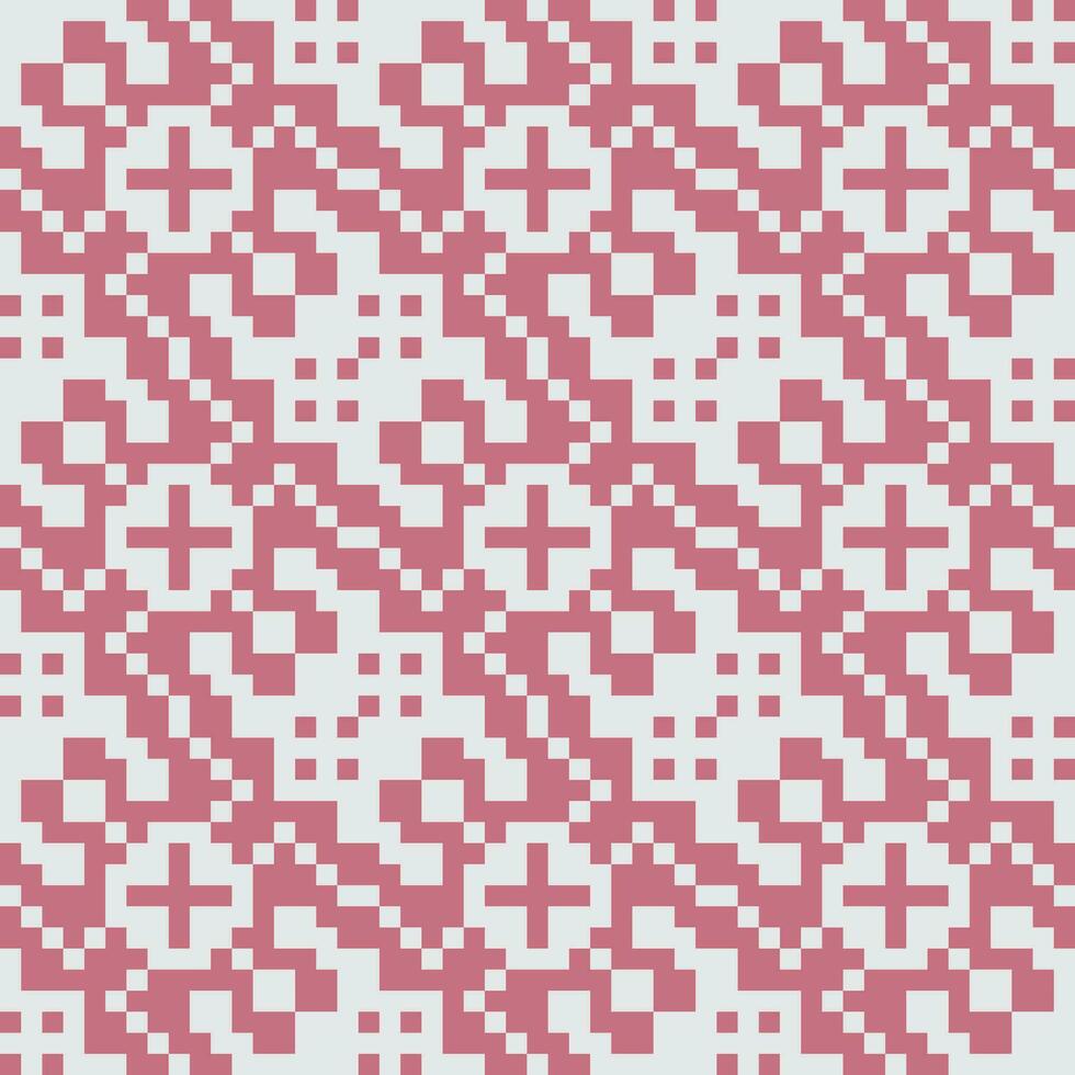 a red and white pattern with squares vector