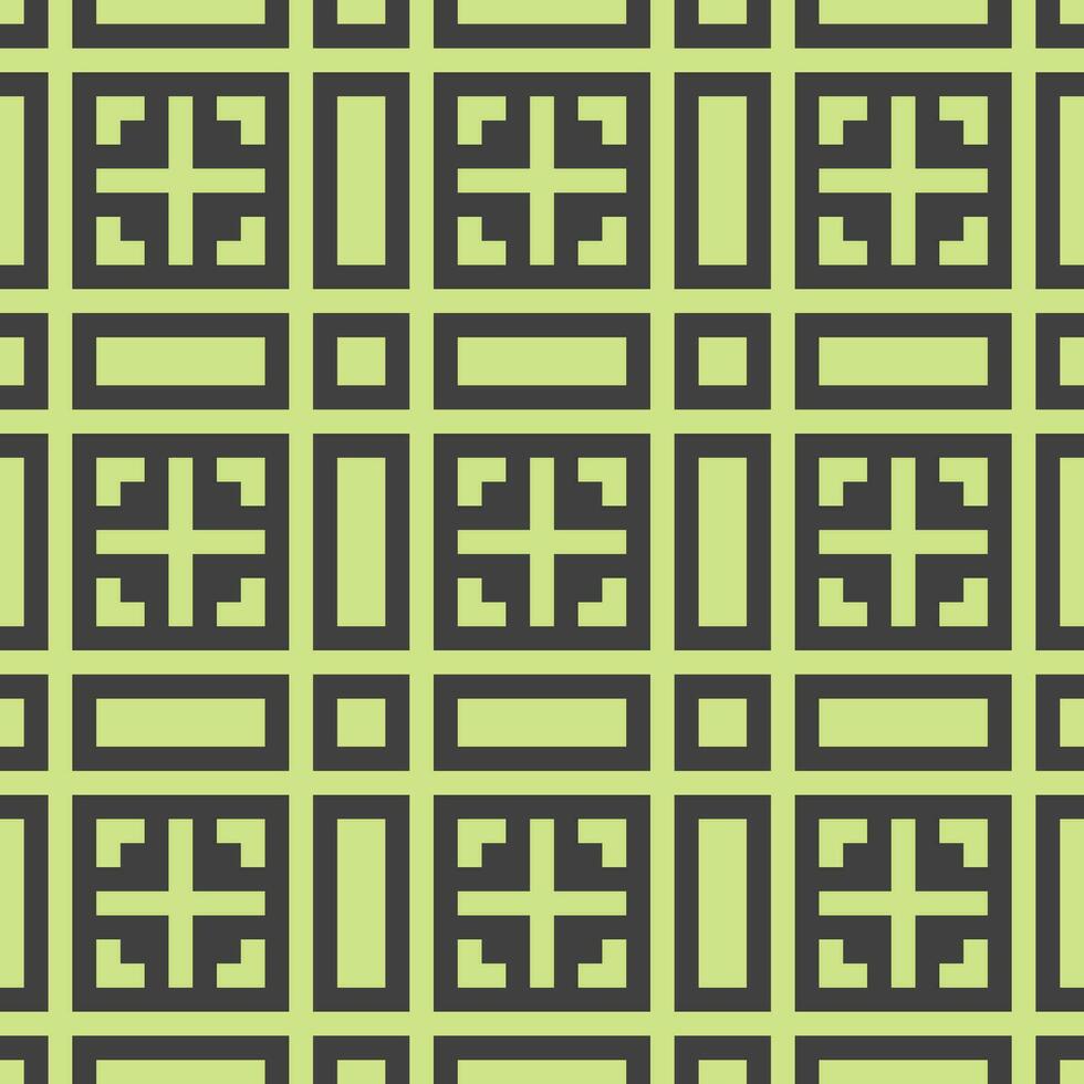 a green and black geometric pattern vector