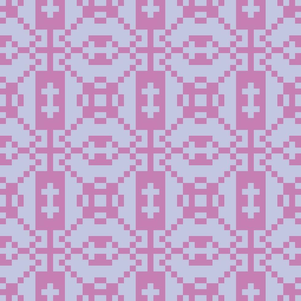 a pixelated pattern in pink and blue vector