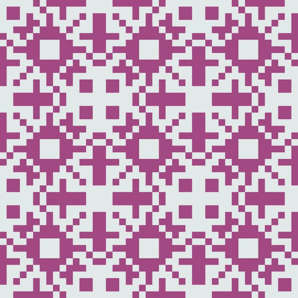 a pixel pattern in purple and white vector