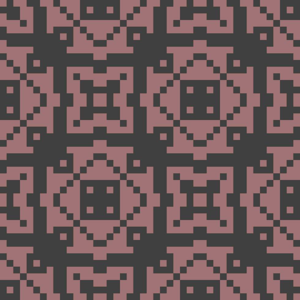 a pixel style pattern with squares and squares vector