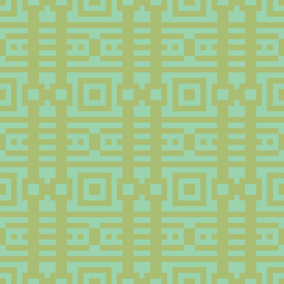 a green and yellow geometric pattern vector