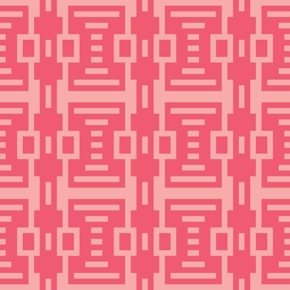 a pink and white geometric pattern vector