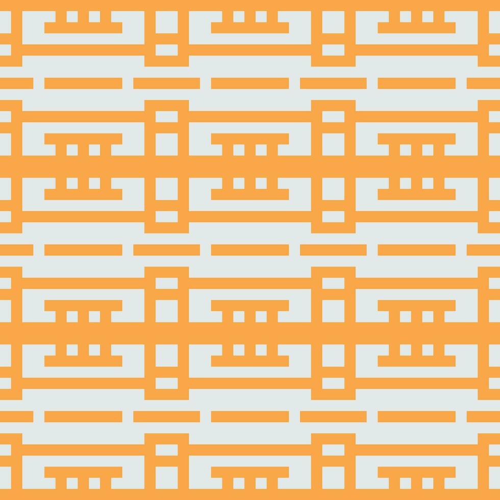 an orange and white geometric pattern vector