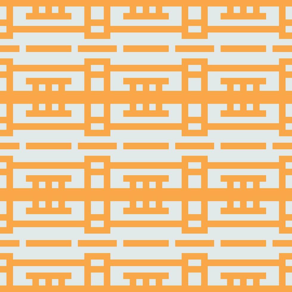 an orange and white geometric pattern vector