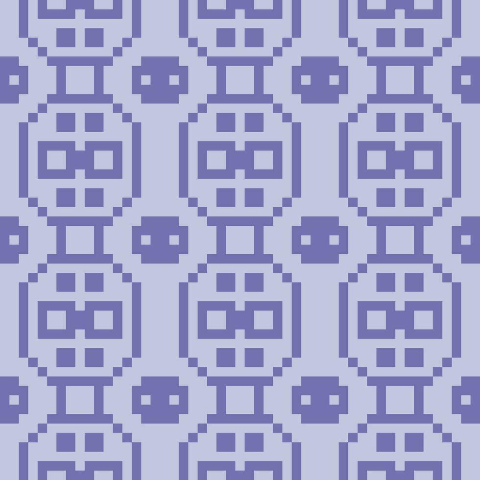 pixel art pattern soft purple vector