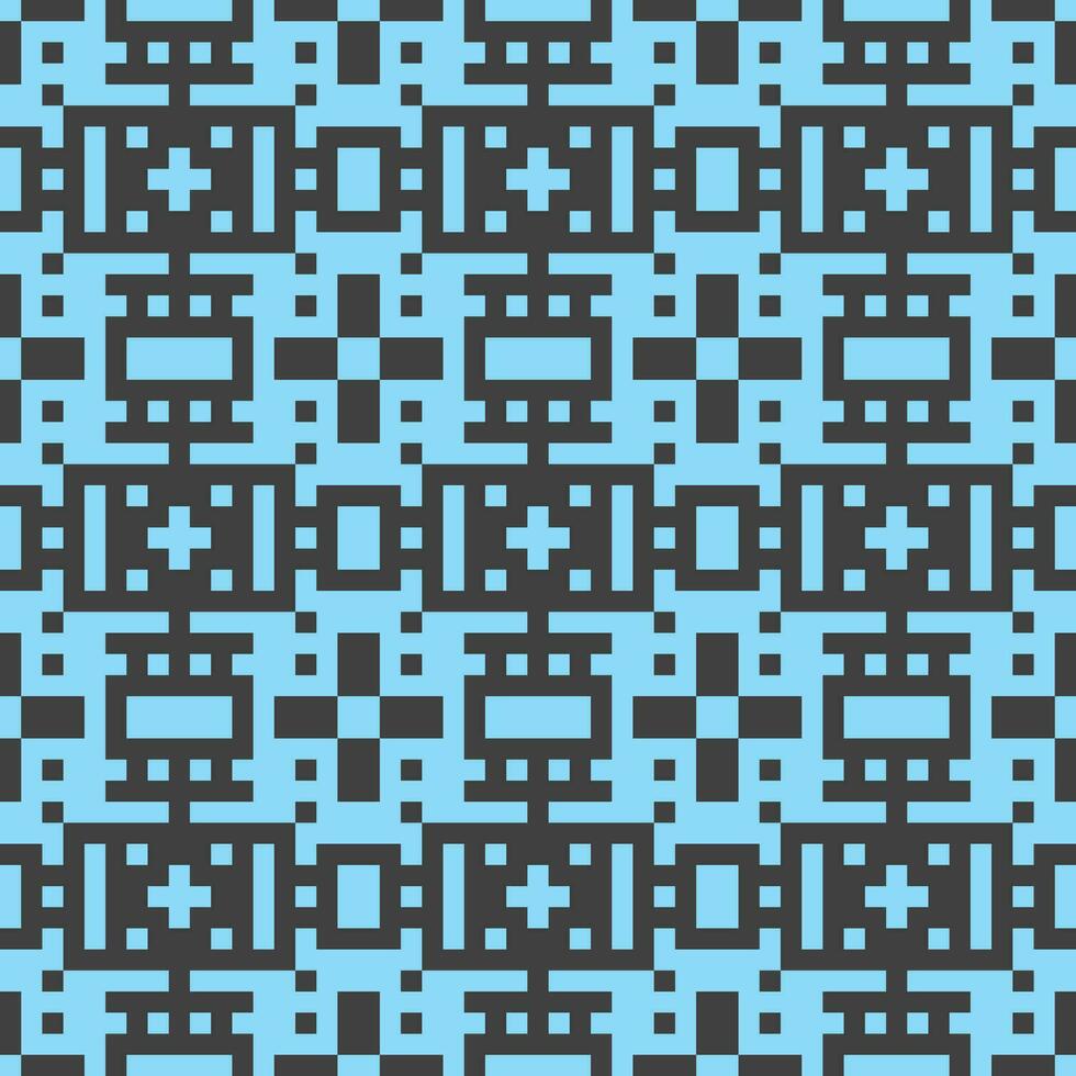 pixel art seamless pattern vector