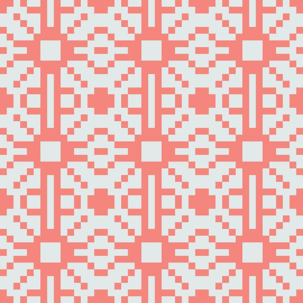 a pixel pattern in pink and white vector