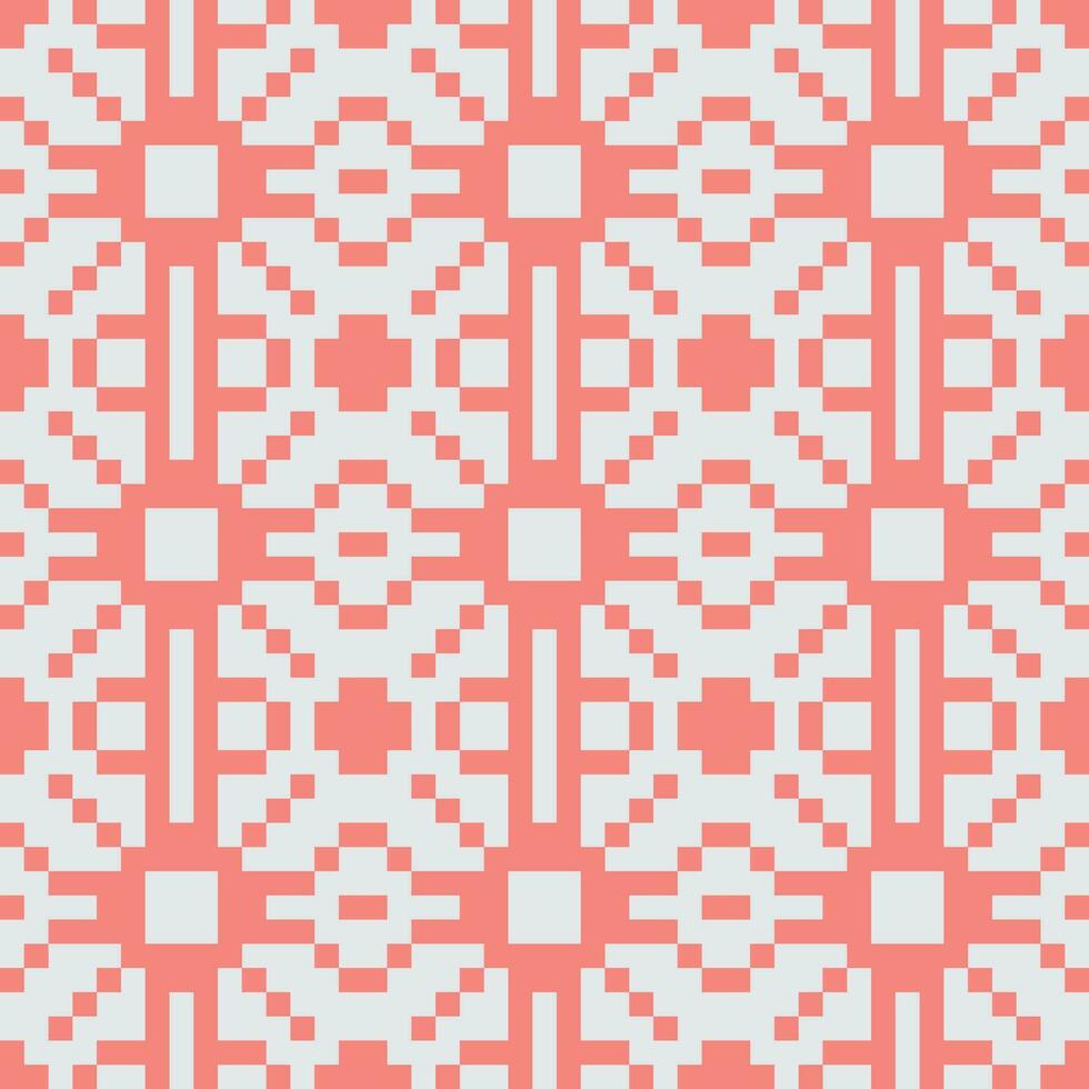 a pixel pattern in pink and white vector