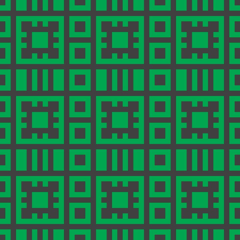a green and black geometric pattern vector